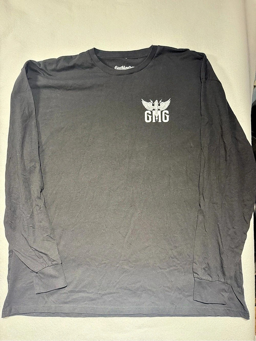 Gas Monkey Garage GMG Winged Spark Long Sleeve Tee Black XXXL